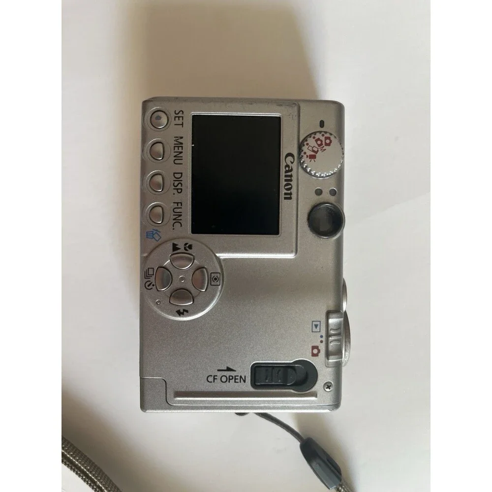Canon PowerShot S400 Digital ELPH – Untested – No Battery/Charger/SD Card